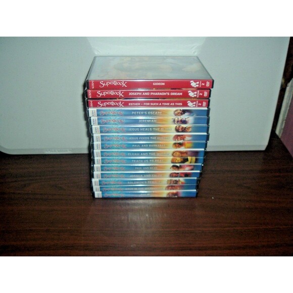 15 Christian Broadcasting Network Superbook  DVD's Lot New Season 2 & Season 4 - Picture 2 of 8